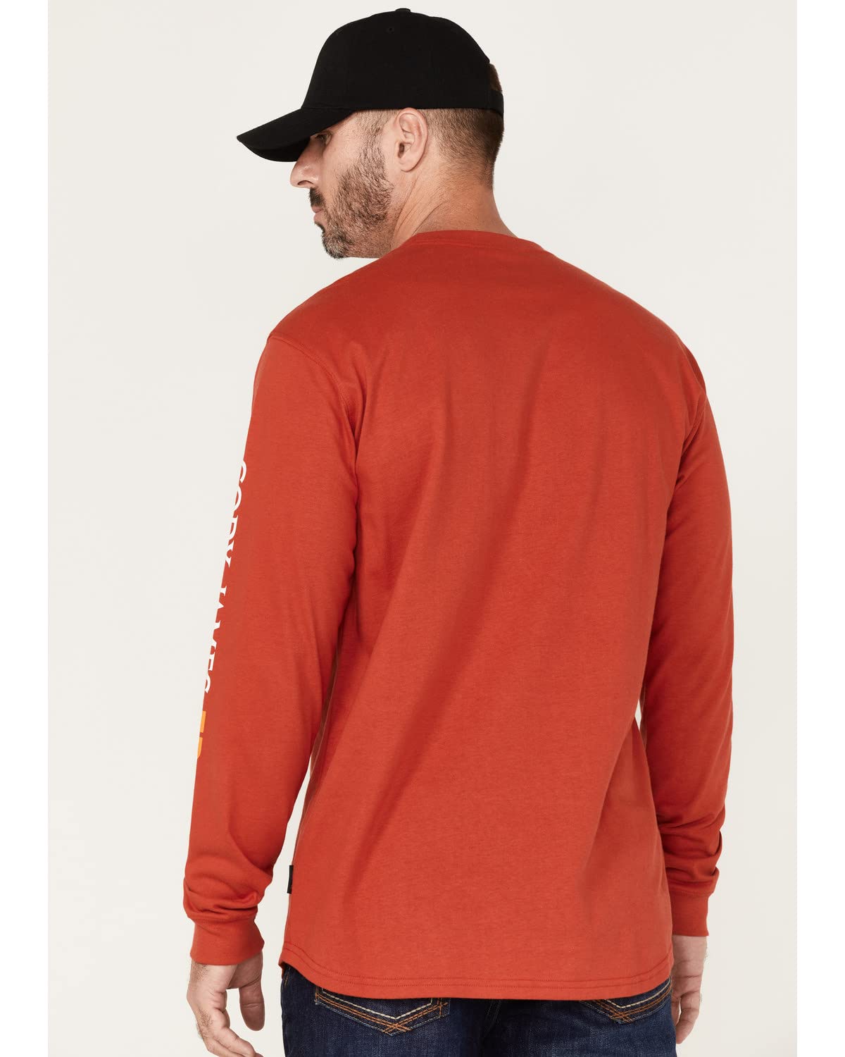 Cody James Men's Fr Logo Long Sleeve Work T-Shirt - Cjfrf19k2-Red - Image 4