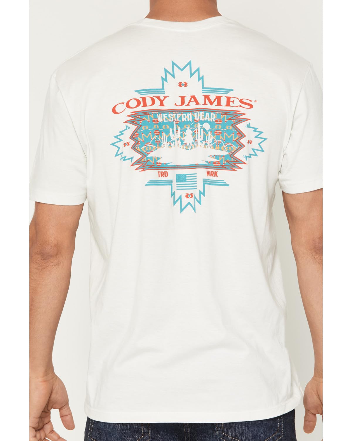 Cody James Men's Southwestern Sunset Short Sleeve Graphic T-Shirt - CJFA25T21-NAT XX- US - Image 4